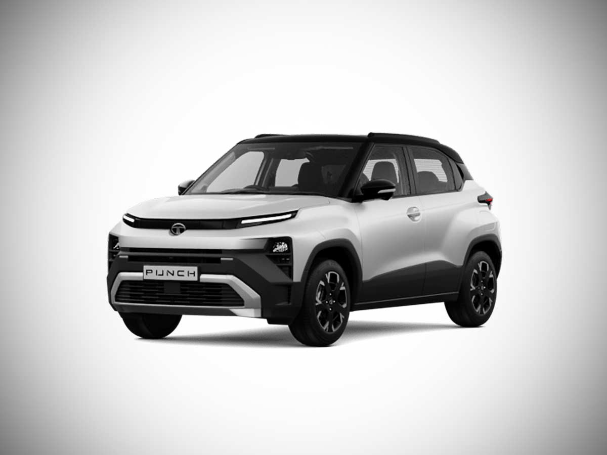 2026 Tata Punch Pristine White Dual Tone