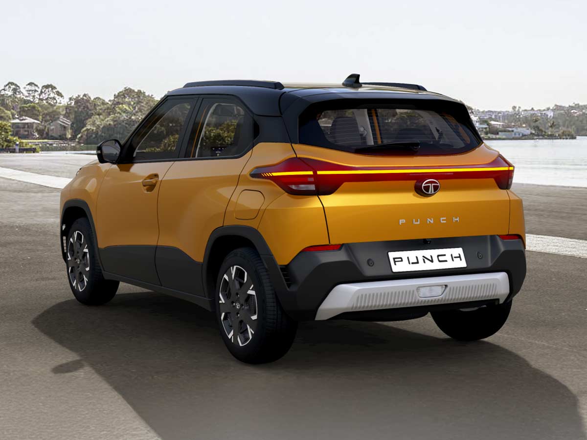2026 Tata Punch Rear Quarter