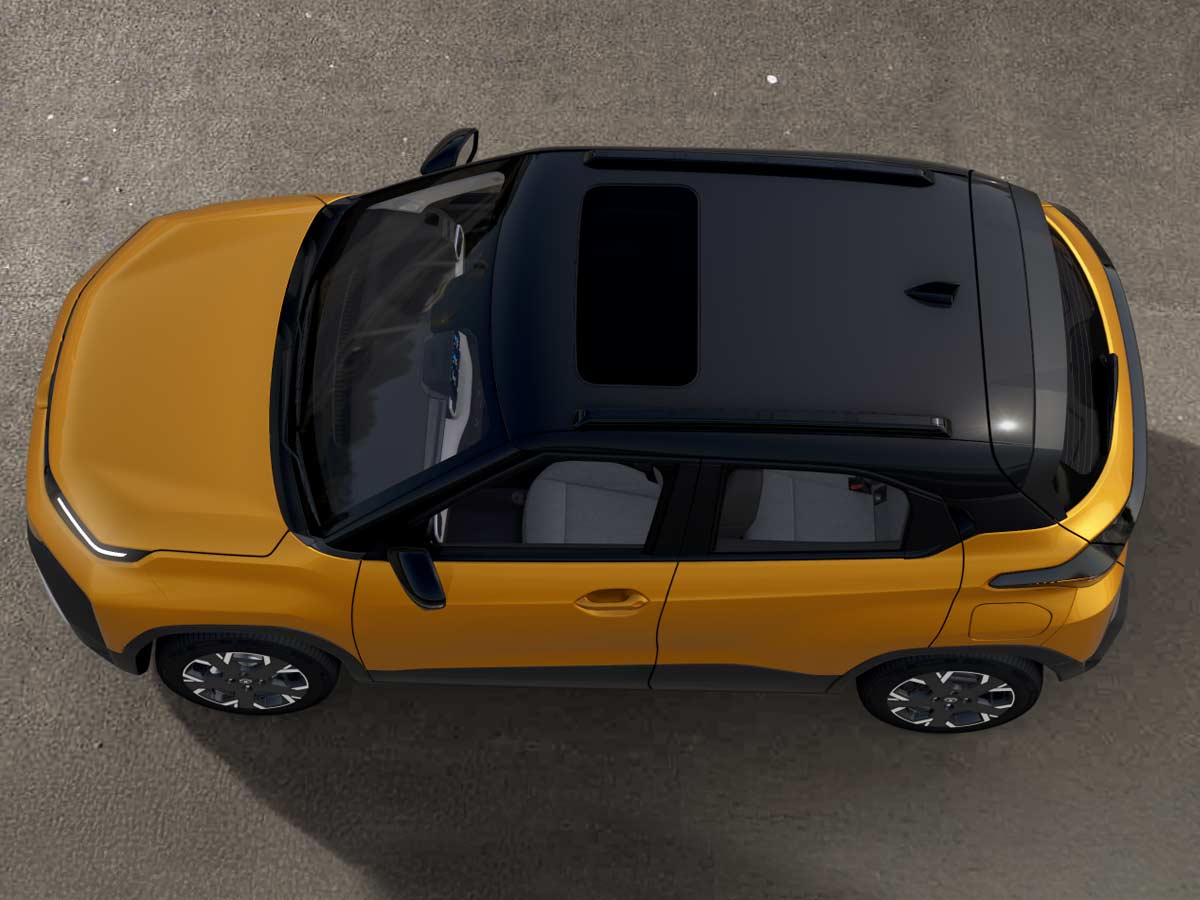 2026 Tata Punch Sunroof Top View