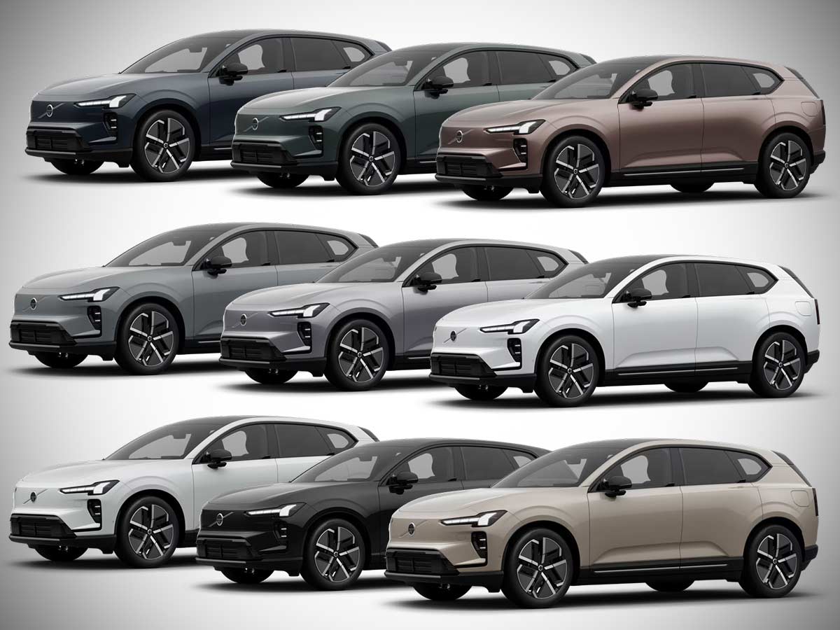 2026 Volvo EX60 Colors All Options