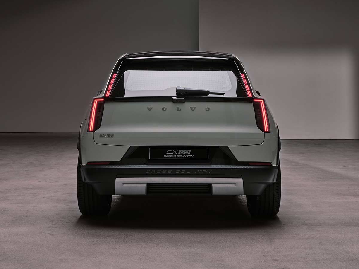 2026 Volvo EX60 Cross Country Rear View