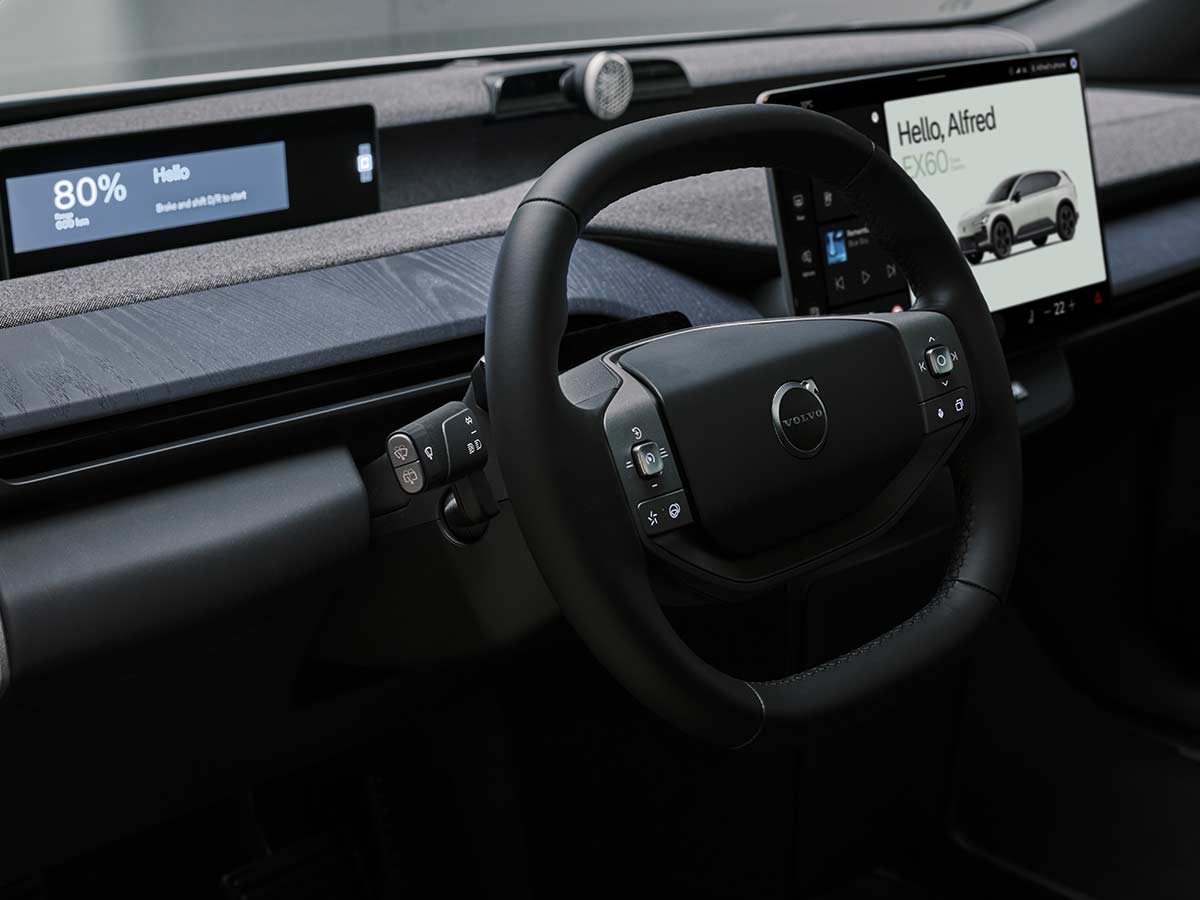 2026 Volvo EX60 Cross Country Steering Wheel