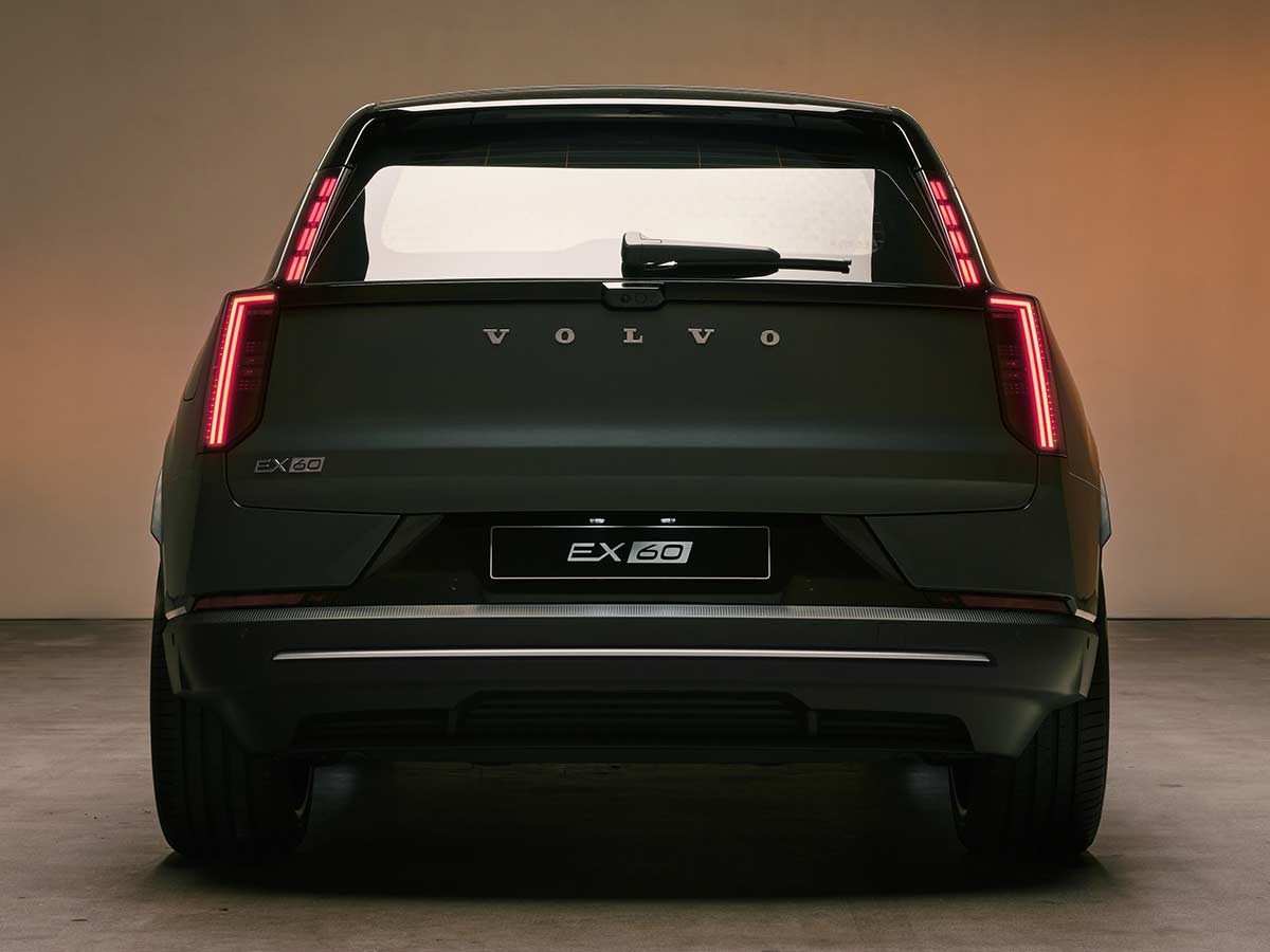2026 Volvo EX60 Rear View