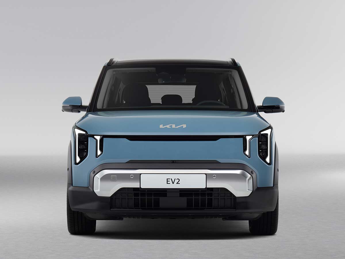 2026 kia ev2 frost blue front view