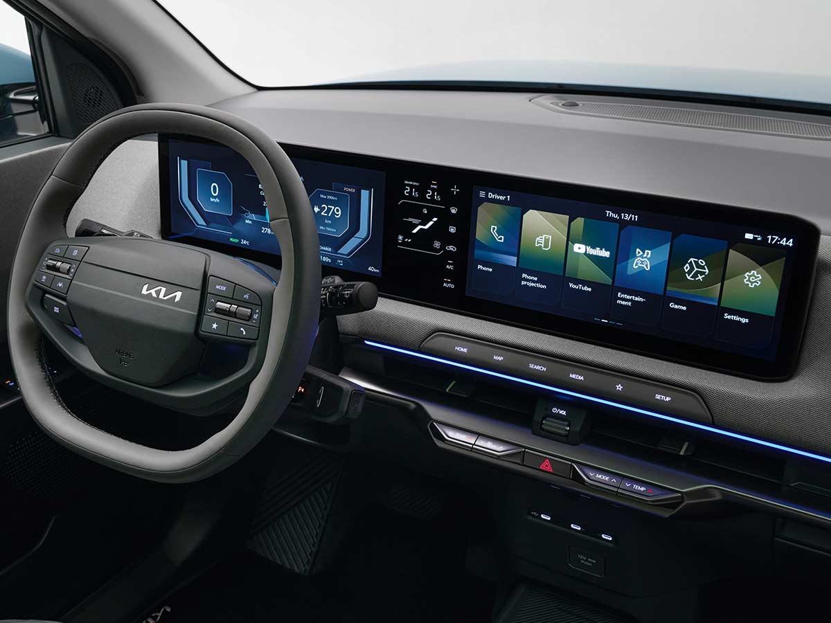 2026 kia ev2 triple touchscreen display