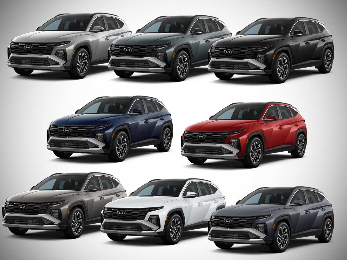2026 Hyundai Tucson PHEV Limited All Color Options