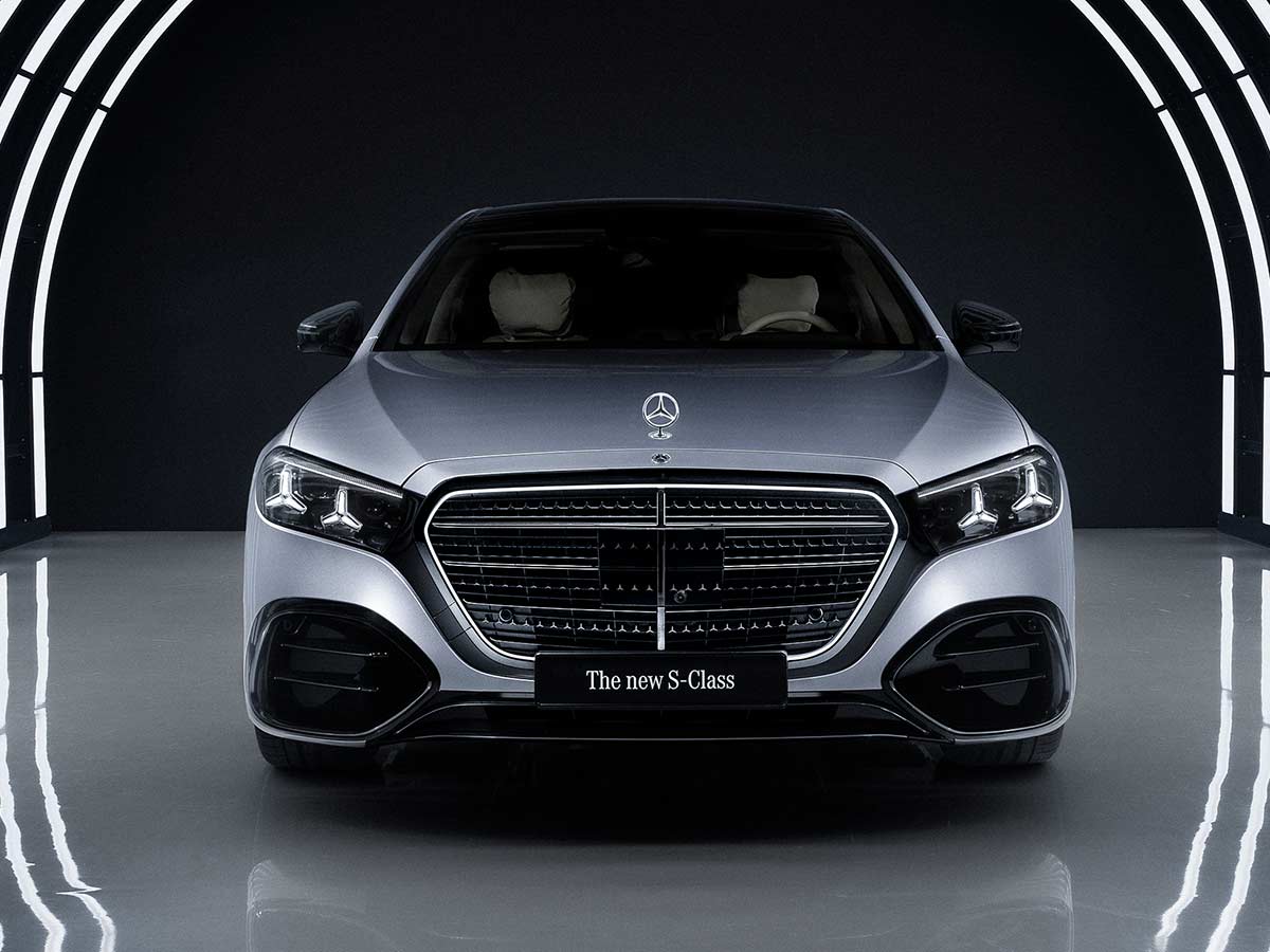 2026 Mercedes Benz S Class Night Package Silver Front