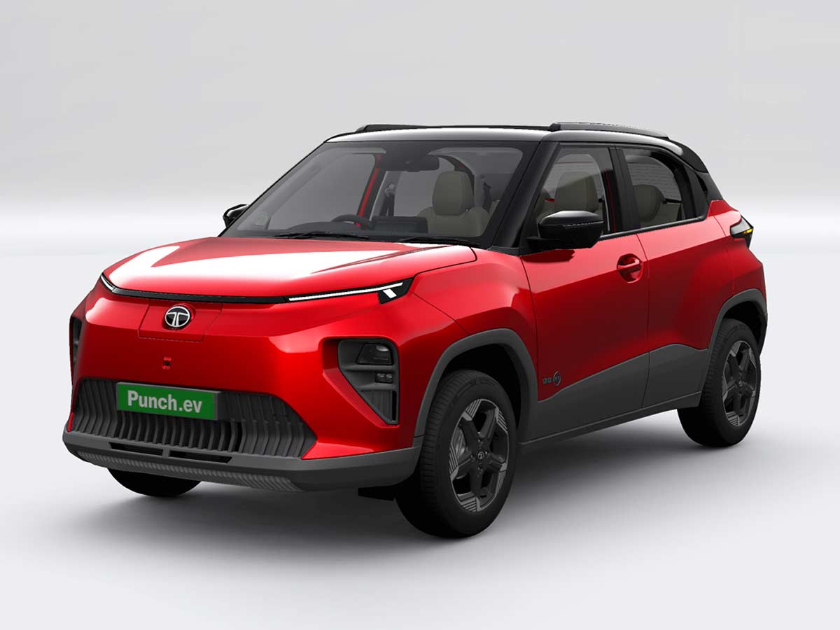 2026 Tata Punch EV Bengal Rouge Dual Tone