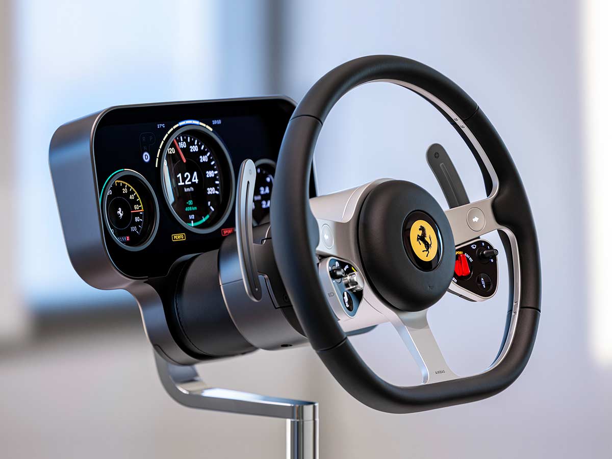 Ferrari Luce Interior Steering Wheel Assembly