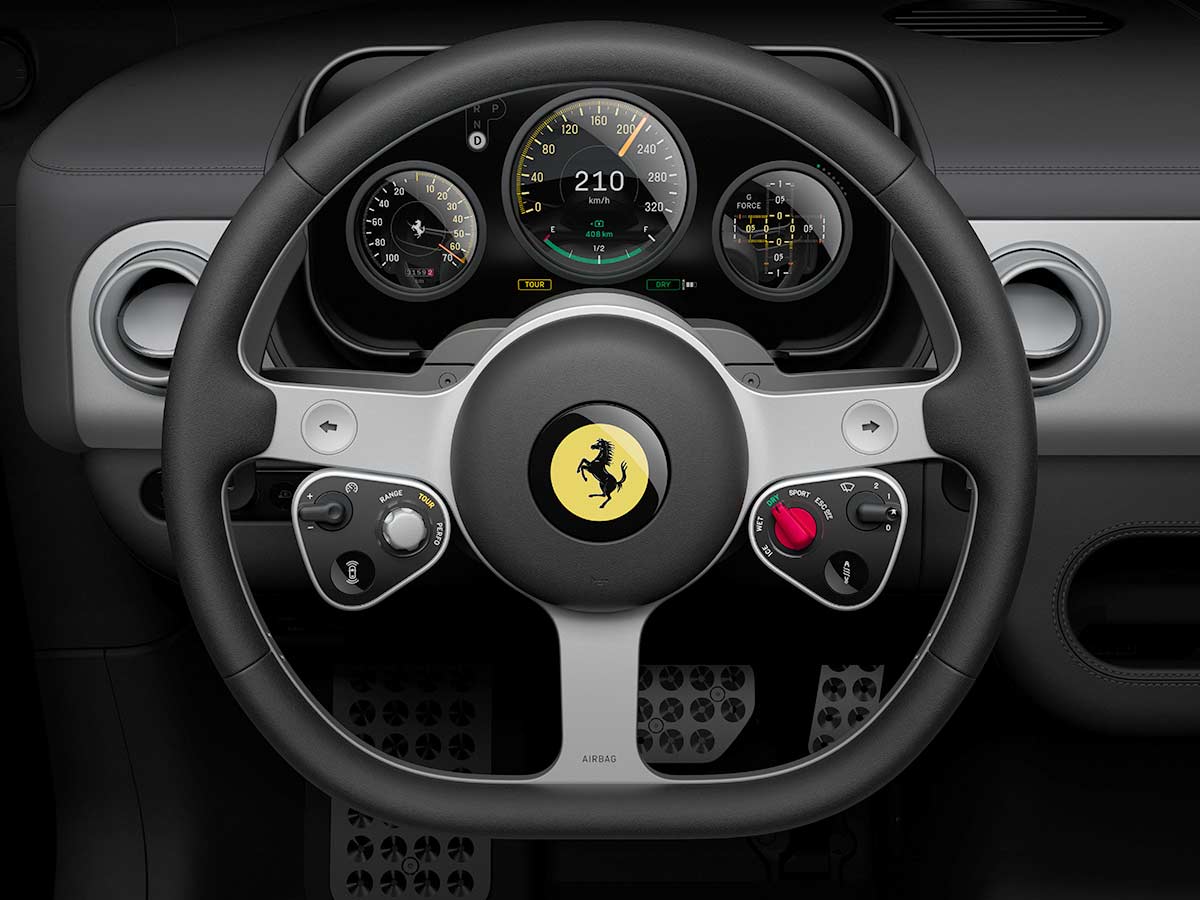 Ferrari Luce Interior Steering Wheel