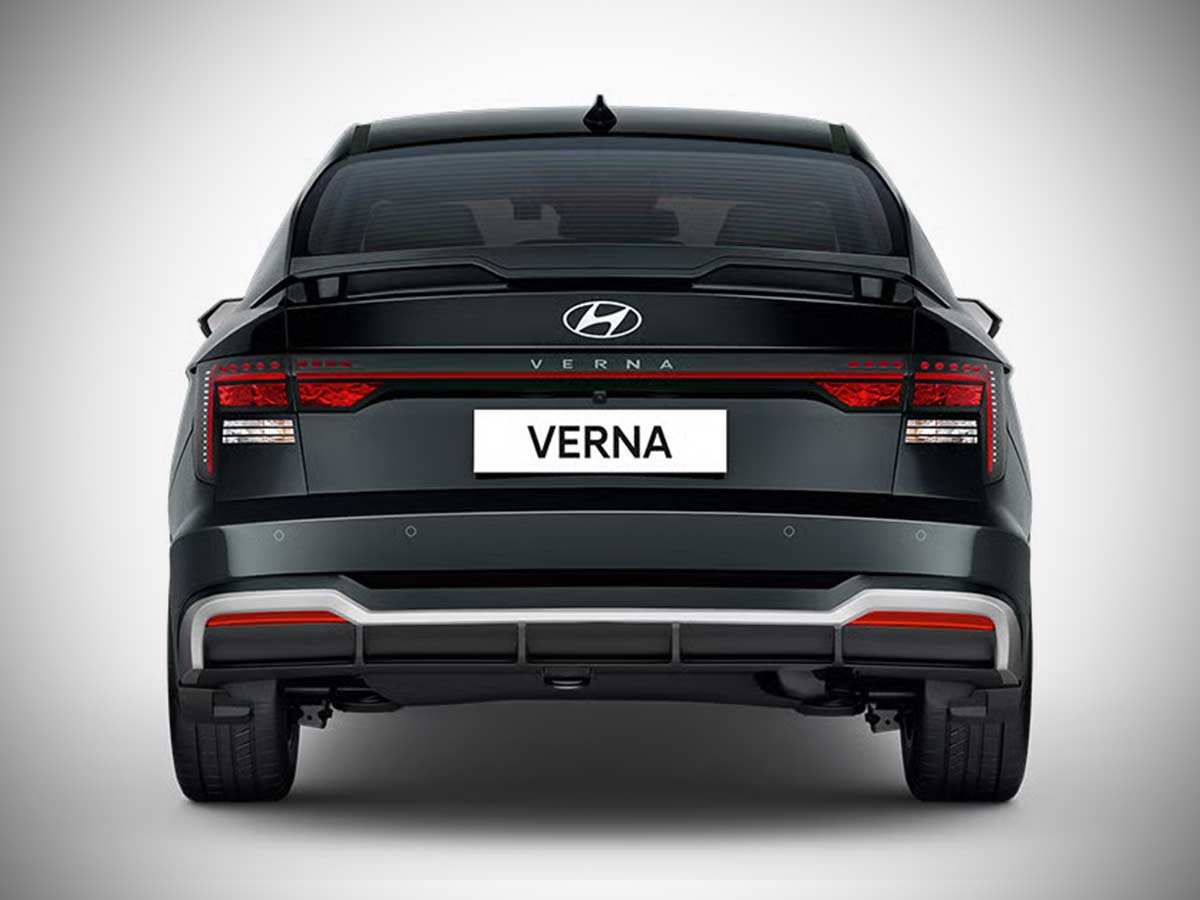 2026 Hyundai Verna Facelift Rear