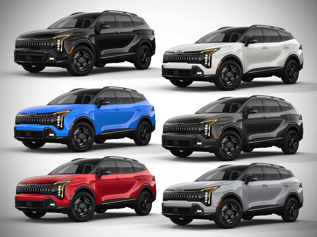2026 Kia Sportage X Pro Prestige All Color Paint Options