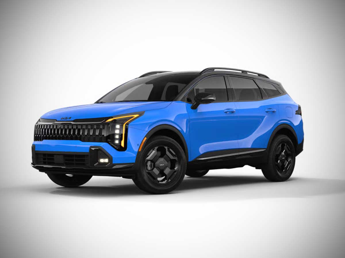 2026 Kia Sportage X Pro Prestige Nebular Blue with Ebony Black Roof