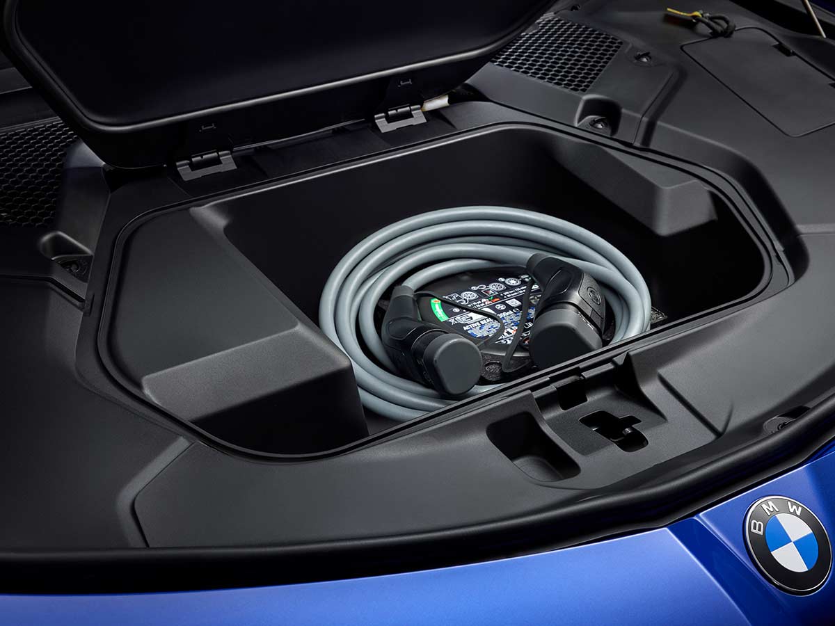 2027 BMW i3 Electric Sedan Frunk EV Charger Cable