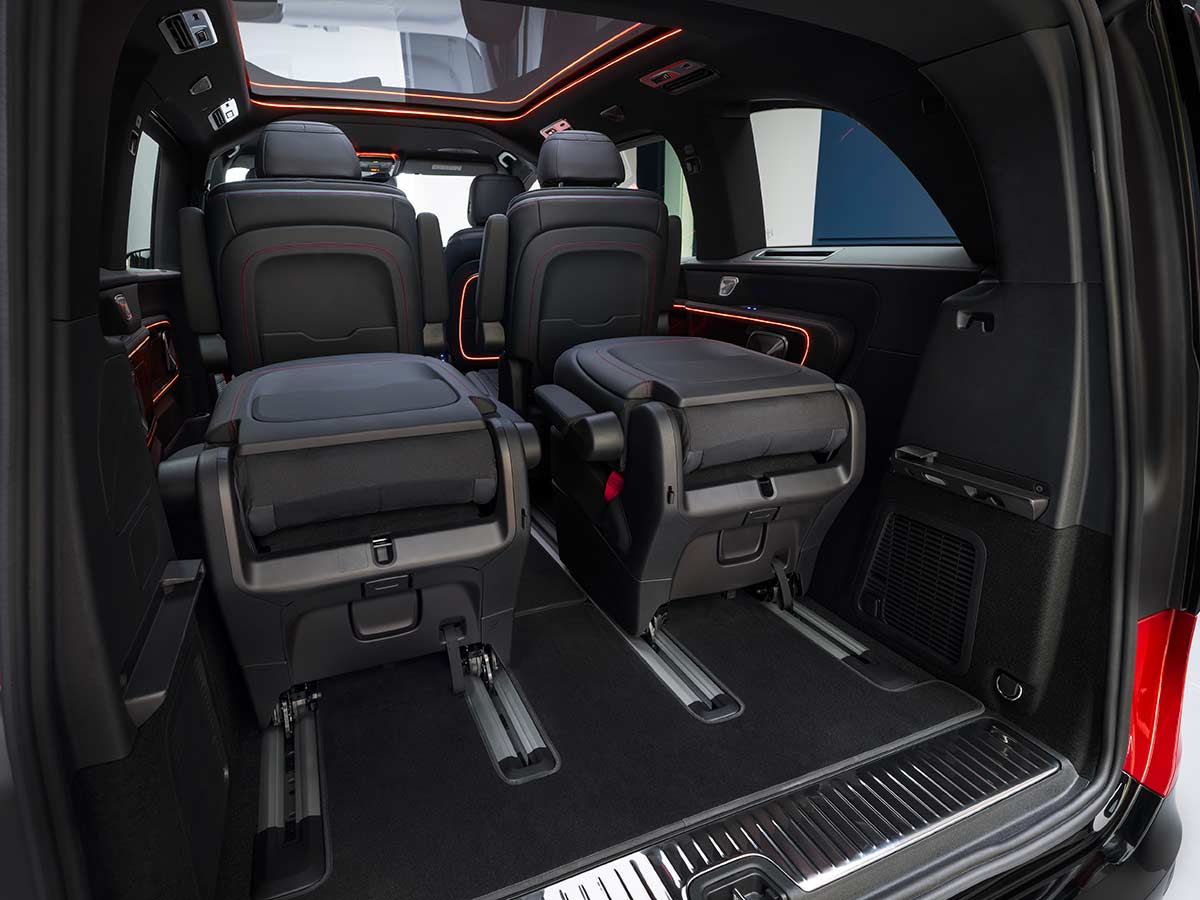 Mercedes Benz VLE AMG Line Plus Last Row Seats Folded