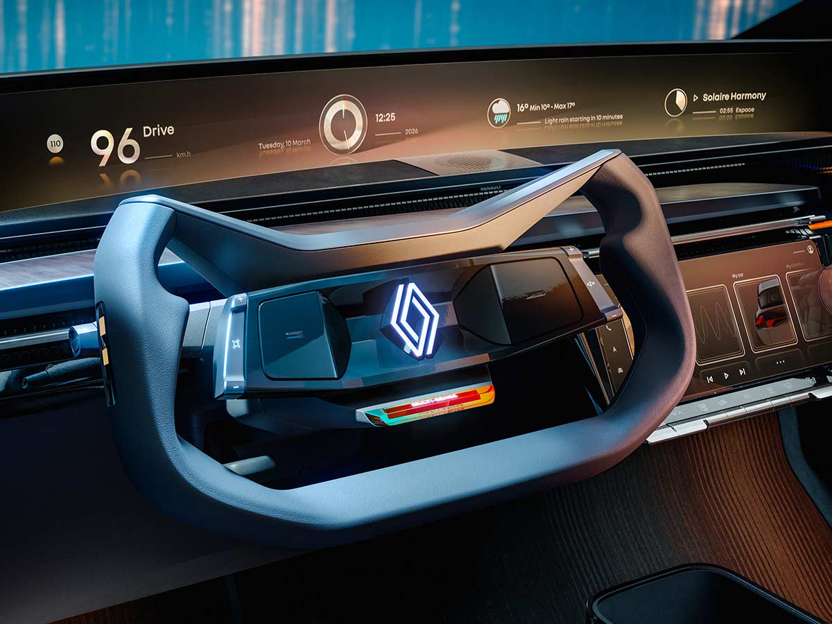 Renault R Space Lab Concept 2026 Steering Wheel Design