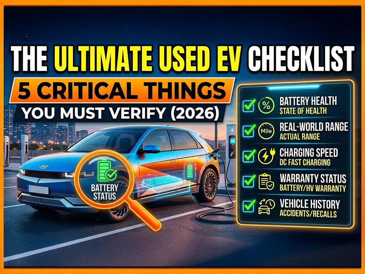 The Ultimate Used EV Car Checklist 2026