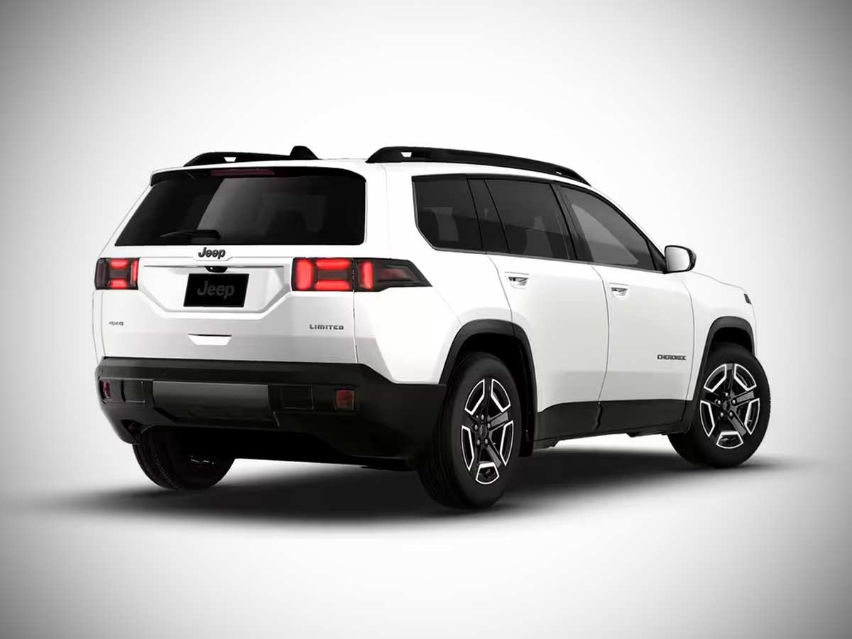 2026 Jeep Cherokee Limited Bright White Rear Quarter