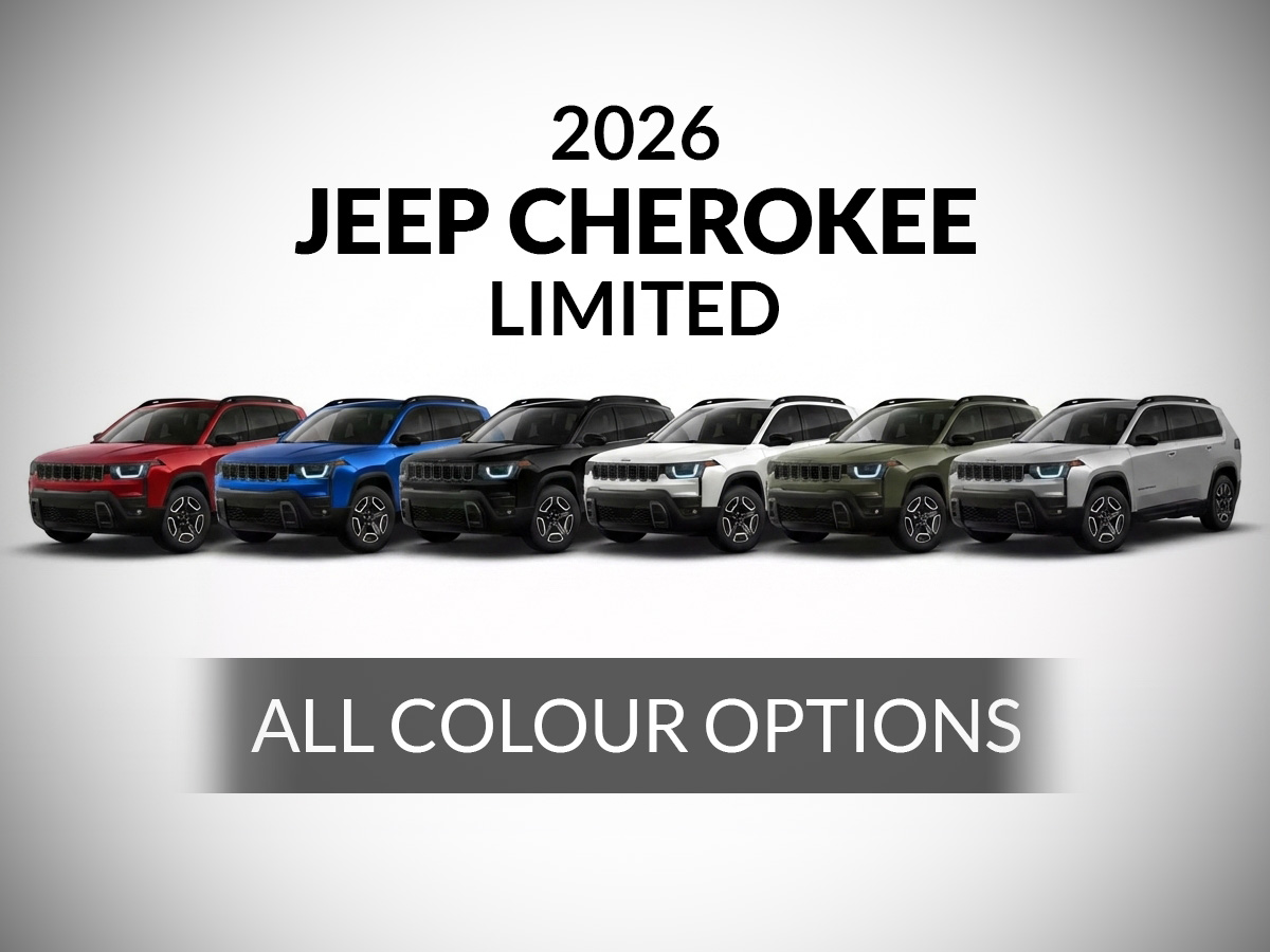 2026 Jeep Cherokee Limited Colors All Options