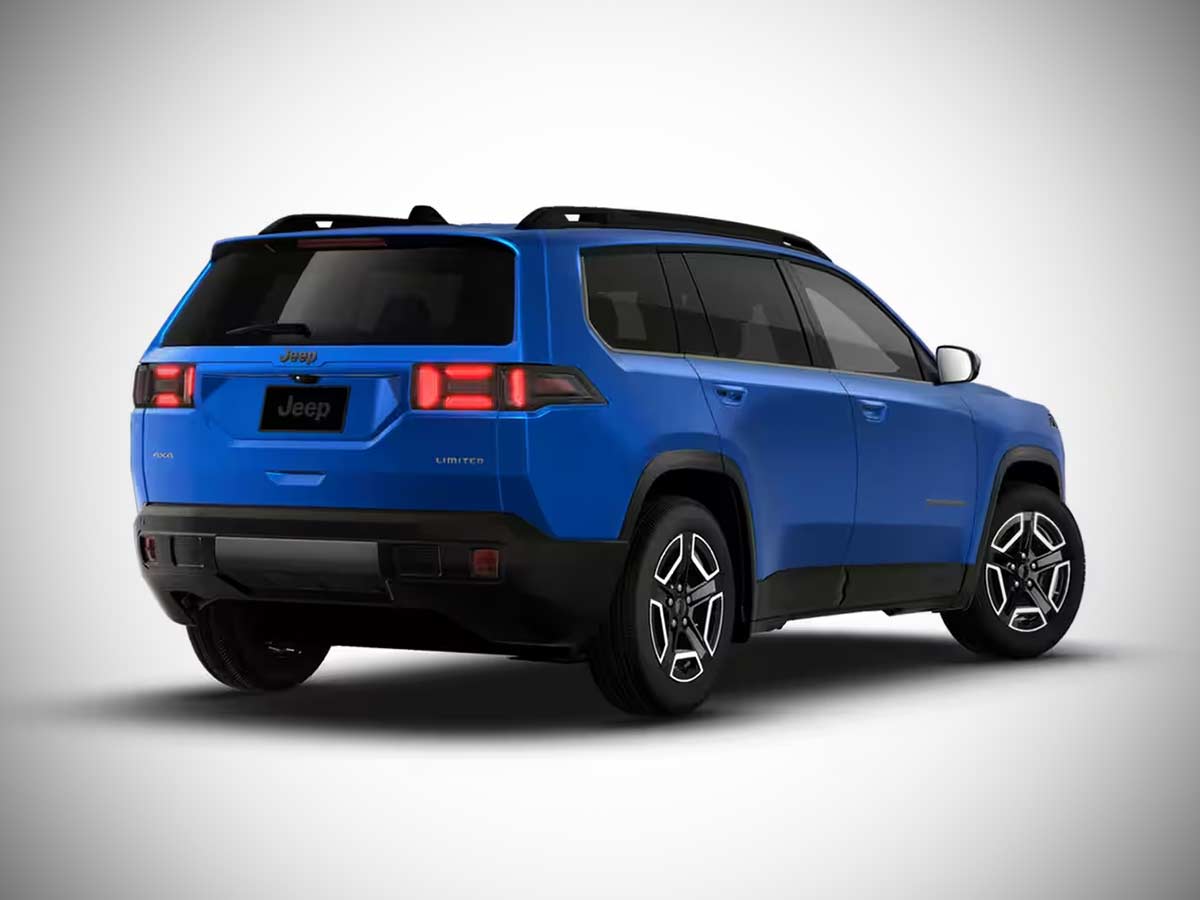 2026 Jeep Cherokee Limited Hydro Blue Pearl Rear Quarter