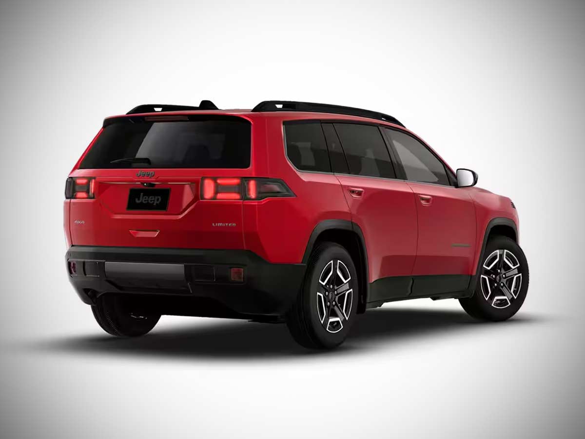 2026 Jeep Cherokee Limited Red Hot Pearl Rear Quarter