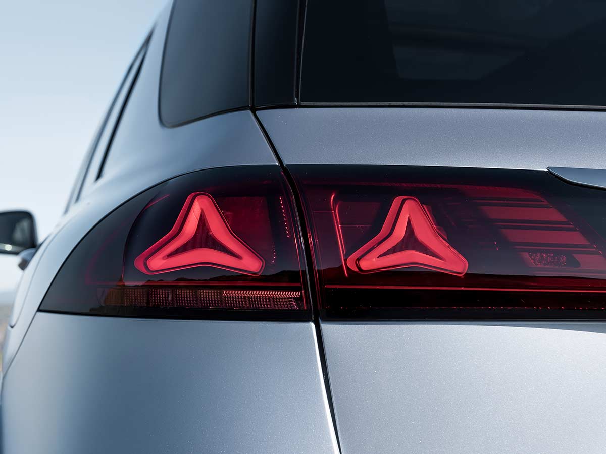 2026 Mercedes Benz GLE Tail Lamp Design Closeup