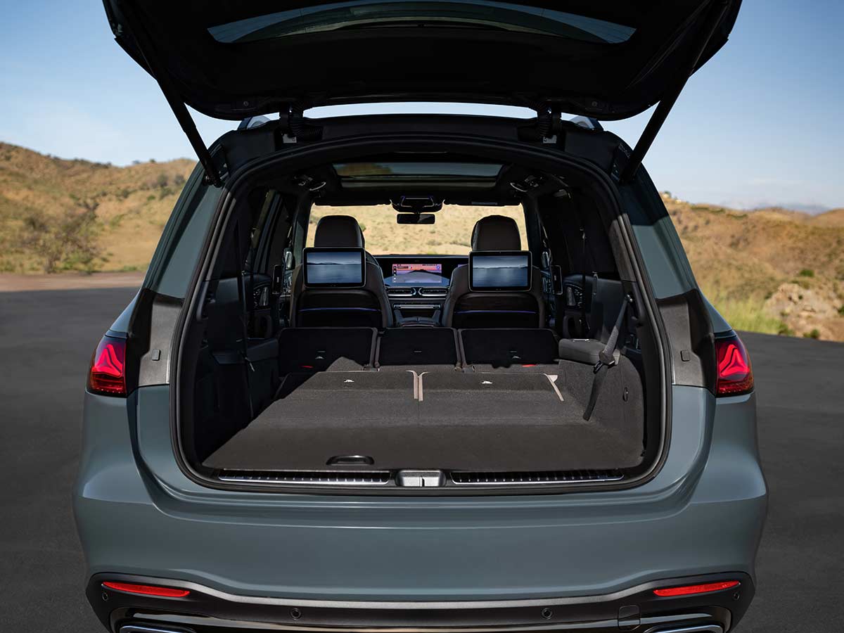 2026 Mercedes Benz GLS Cargo Space All Seats Folded