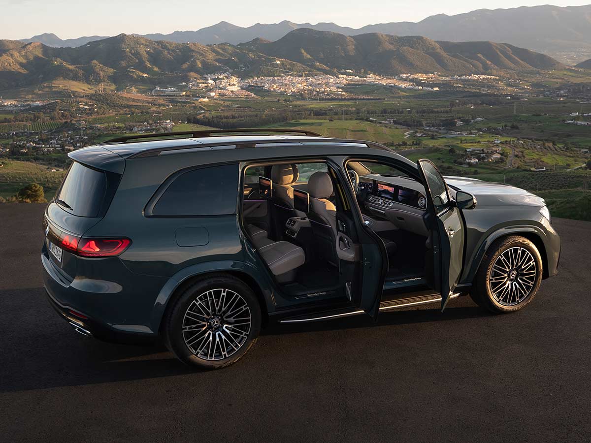 2026 Mercedes Benz GLS Doors Open
