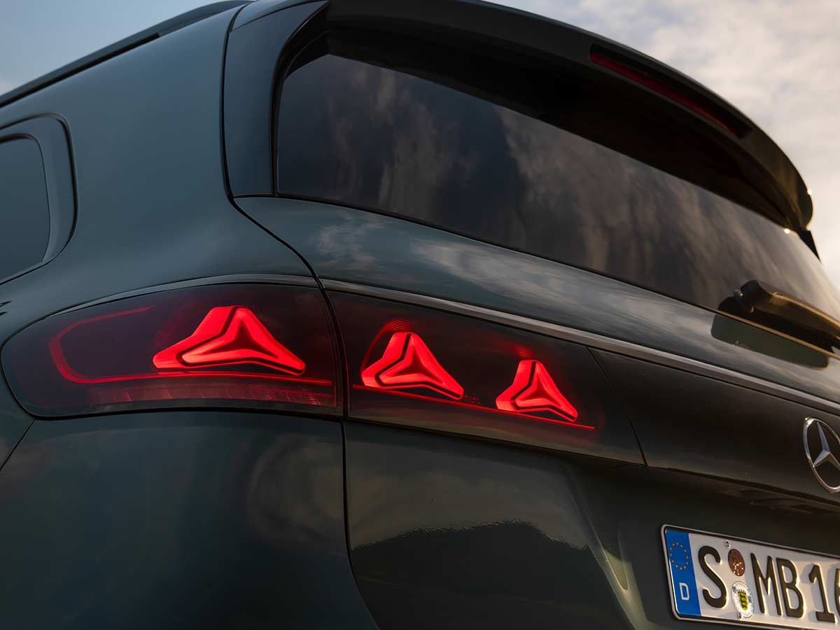 2026 Mercedes Benz GLS Tail Lamp Closeup