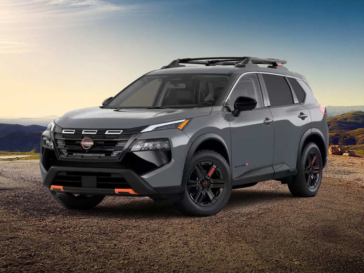 2026 Nissan Rogue Rock Creek Boulder Gray Pearl Front Quarter