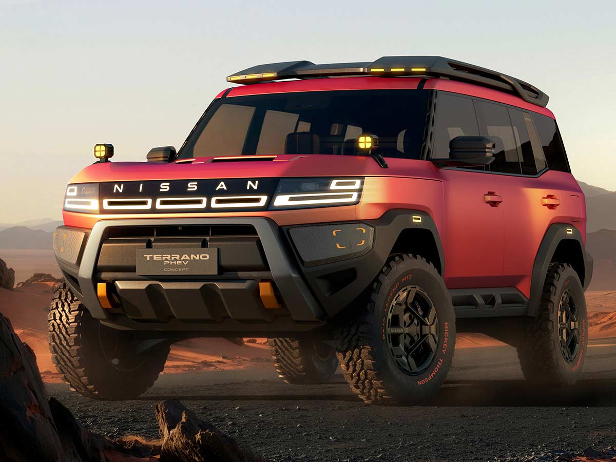2026 Nissan Terrano PHEV Concept SUV Front Quarter