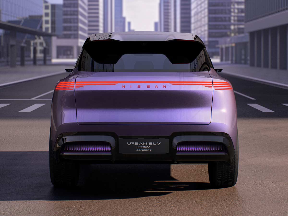 2026 Nissan Urban PHEV Concept SUV Rear