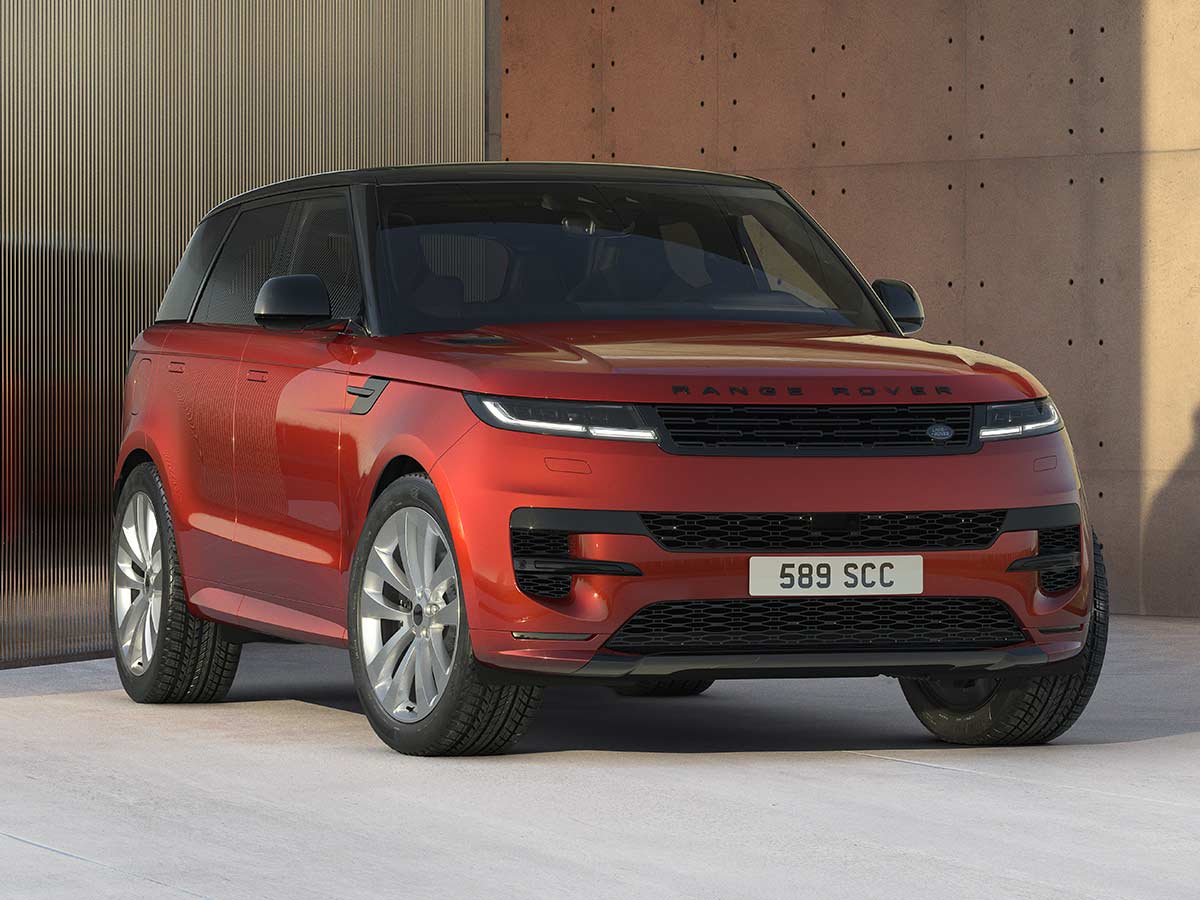 2026 Range Rover Sport Twenty Edition Sanguinello Orange Front Quarter