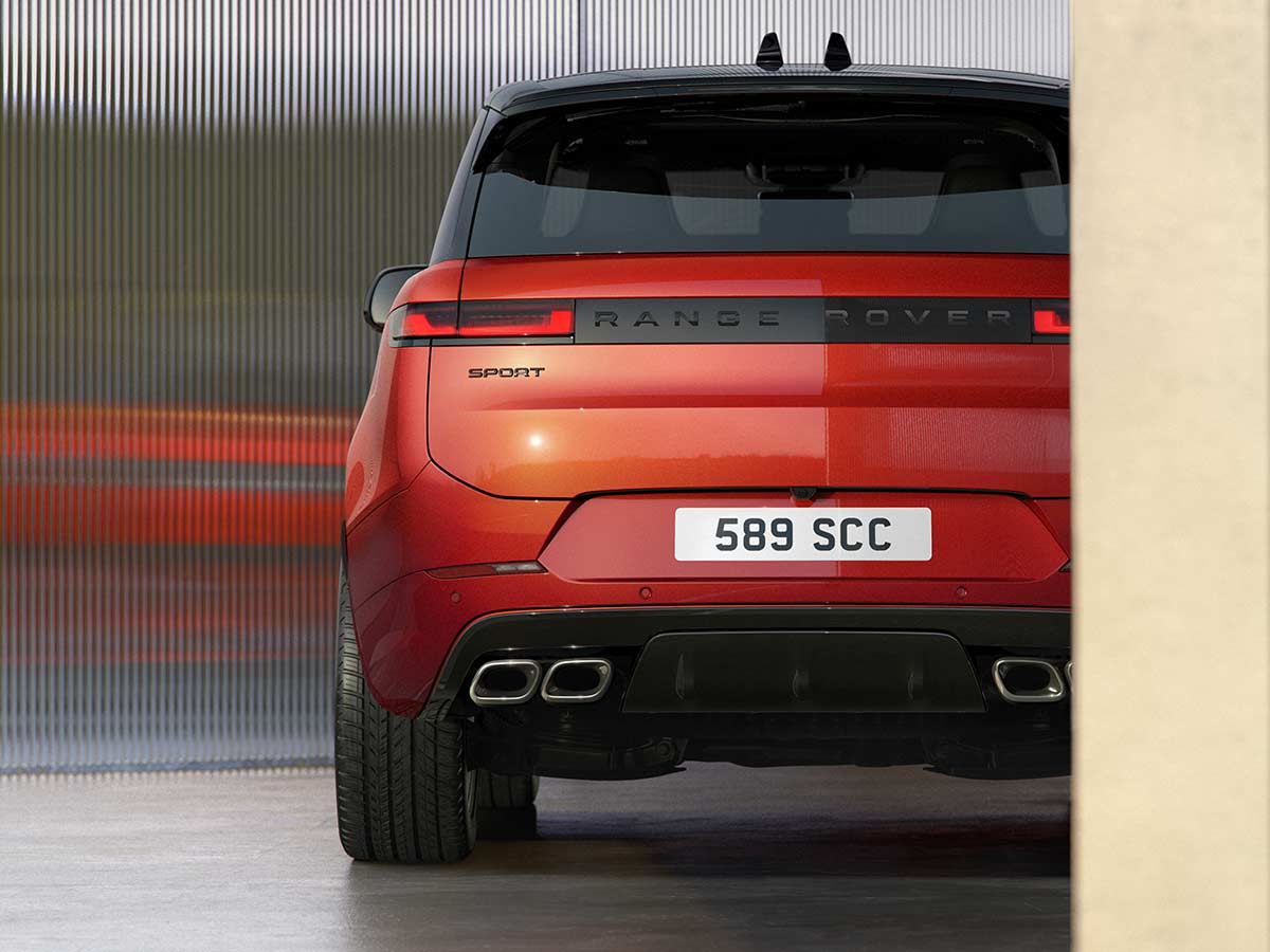2026 Range Rover Sport Twenty Edition Sanguinello Orange Rear