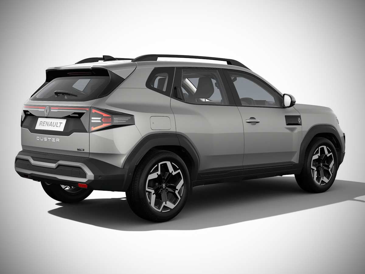 2026 Renault Duster Moonlight Silver Rear