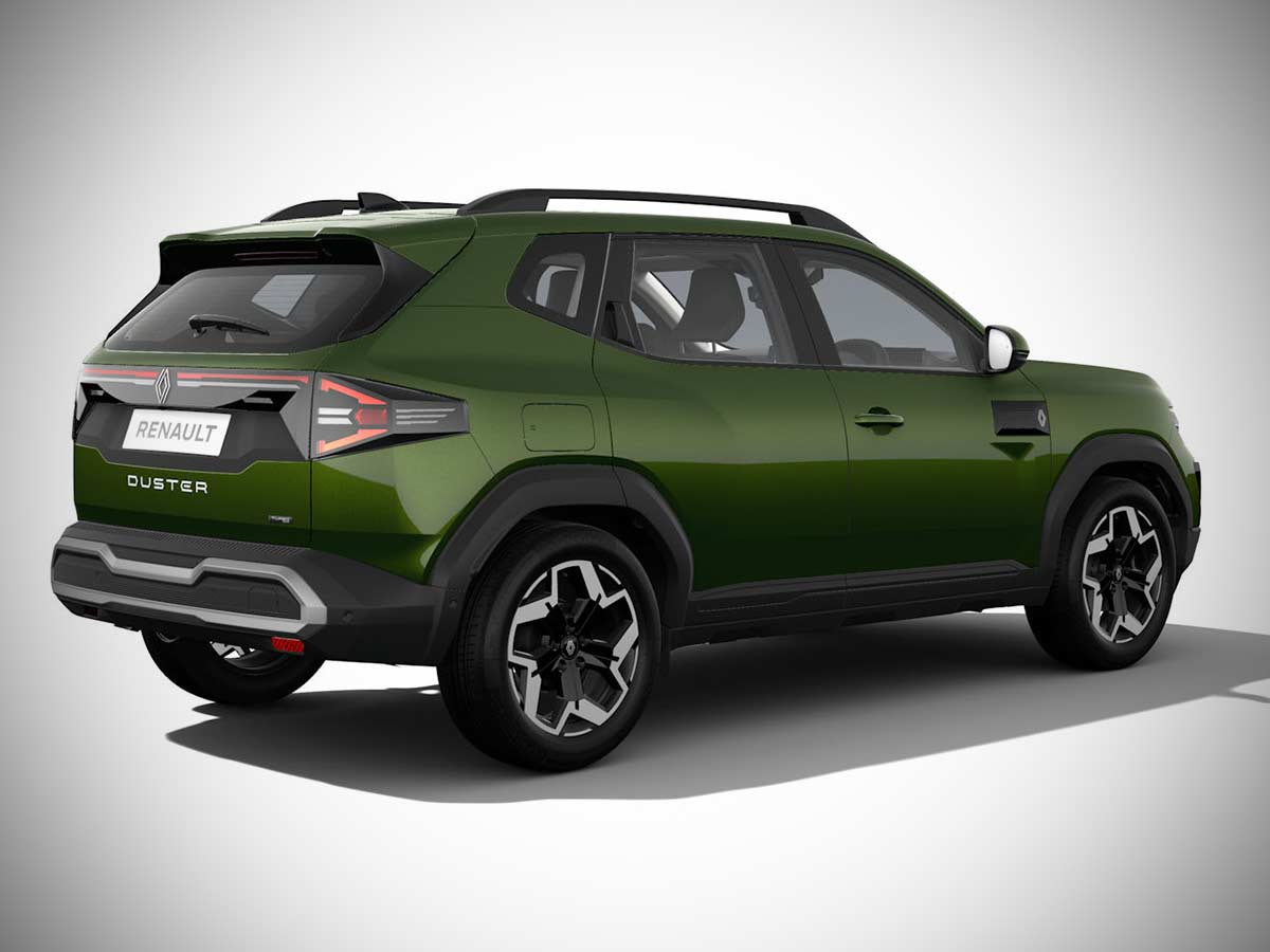 2026 Renault Duster Mountain Jade Green Rear