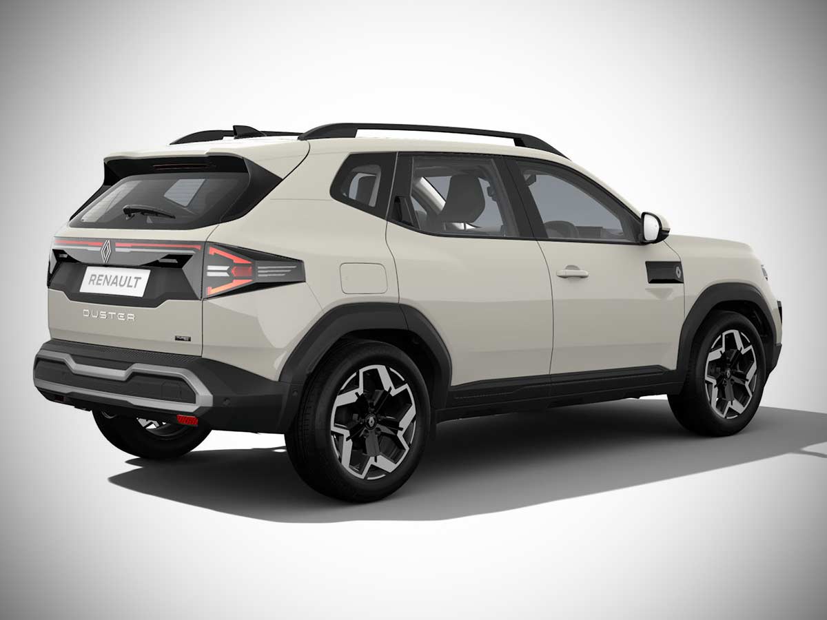 2026 Renault Duster Pearl White Rear