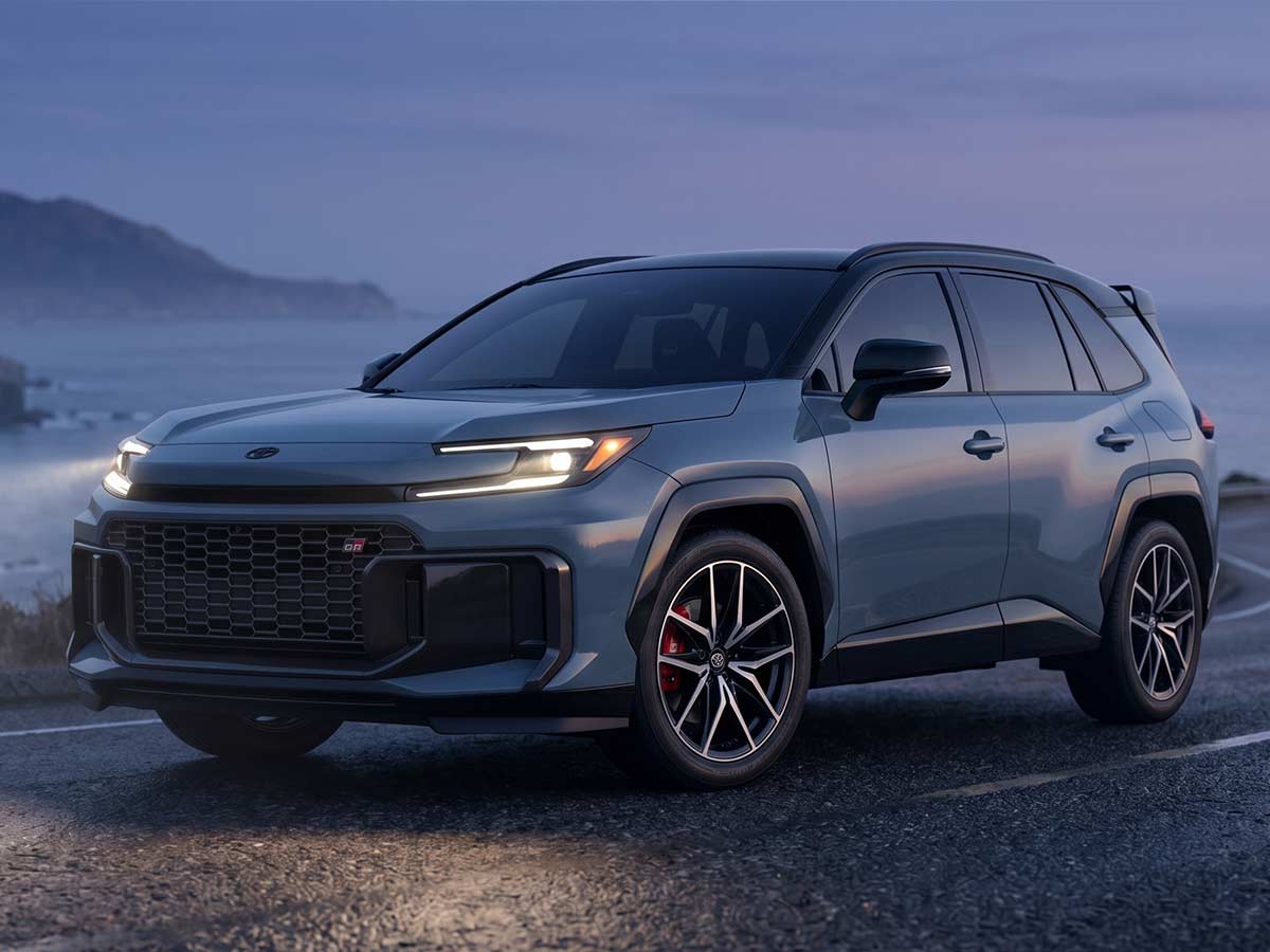 2026 Toyota RAV4 Plug in Hybrid GR Sport Storm Cloud with Midnight Black roof