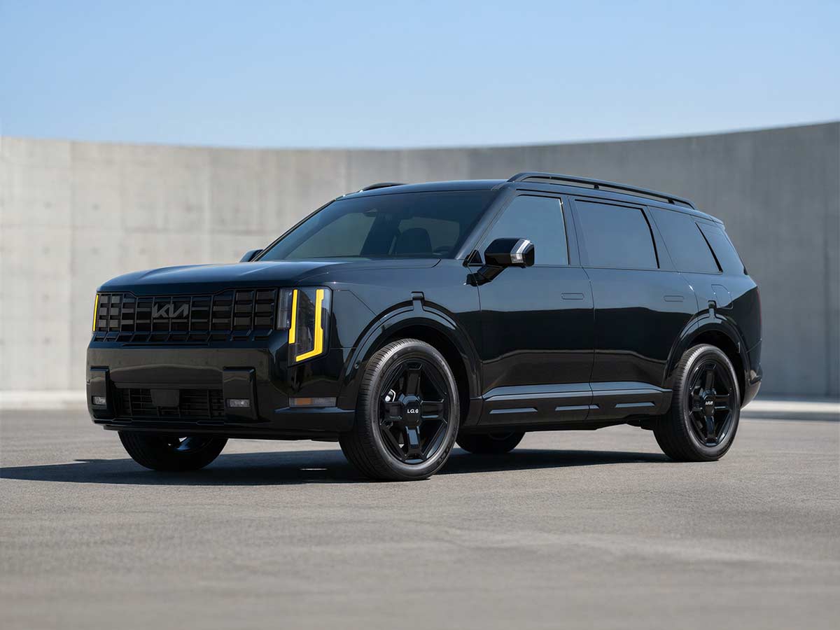 2027 Kia Telluride Hybrid X Line SX Prestige Ebony Black
