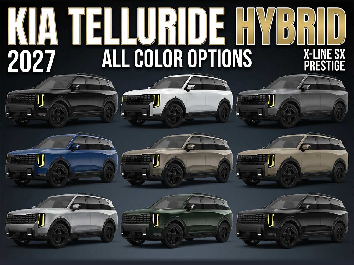 2027 Kia Telluride Hybrid X Line SX Prestige