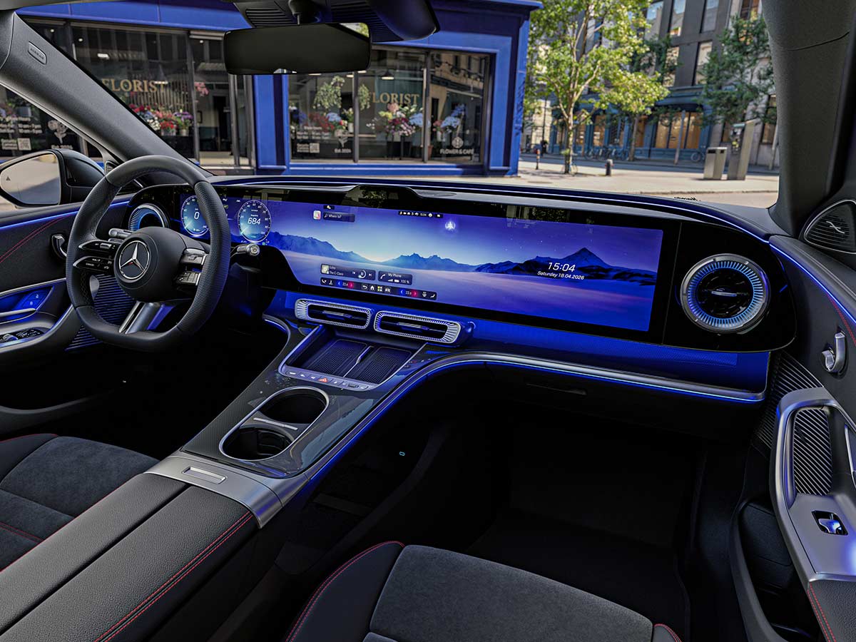 2027 New Electric Mercedes Benz C Class AMG Line Plus Interior Dashboard