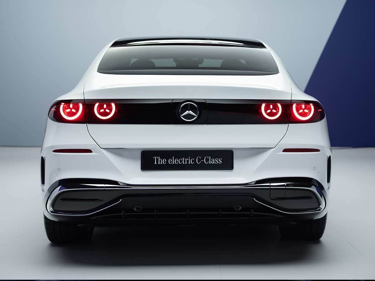 2027 New Electric Mercedes Benz C Class Rear