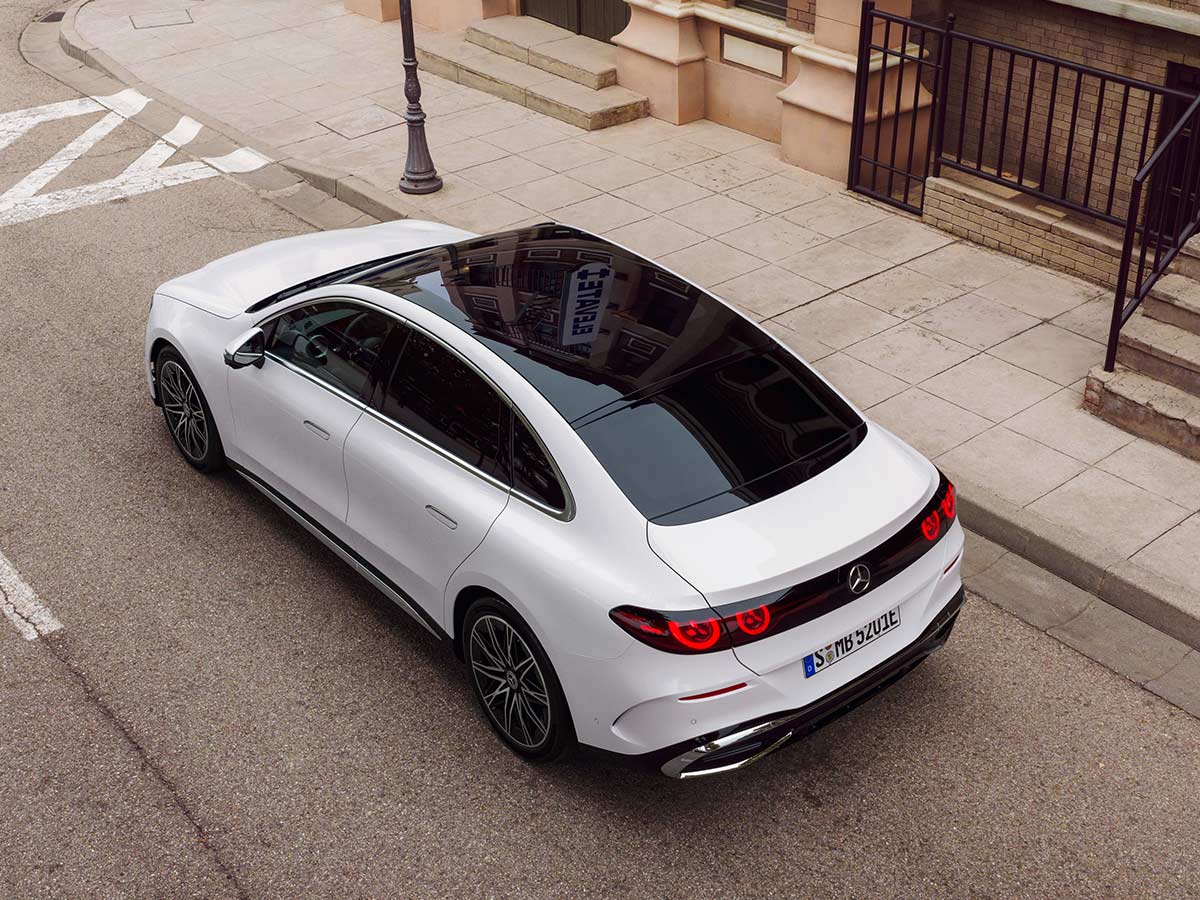 2027 New Electric Mercedes Benz C Class Top View