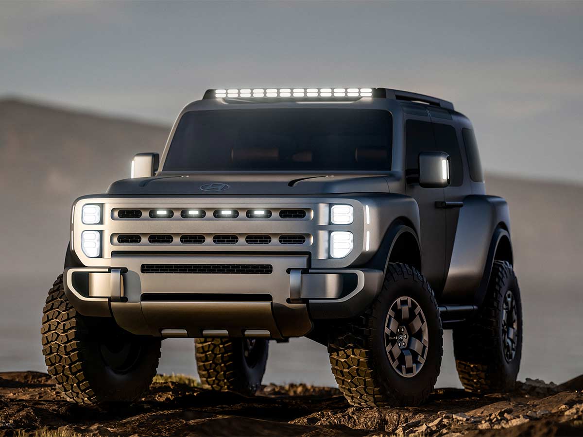 Hyundai Boulder SUV Concept Front Quarter Left View