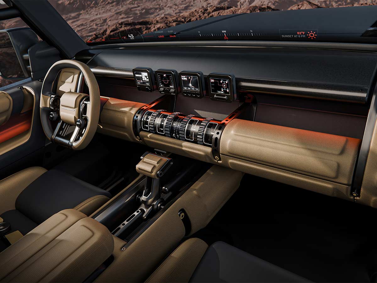 Hyundai Boulder SUV Concept Interior design