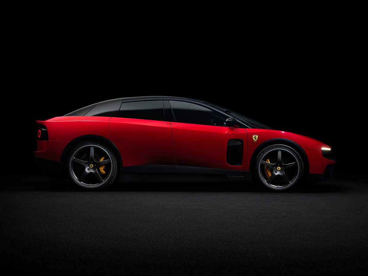 Inside Ferrari’s Revolutionary 1050 HP Electric Supercar That Changes Everything 10 2026 Ferrari Luce Red Side View