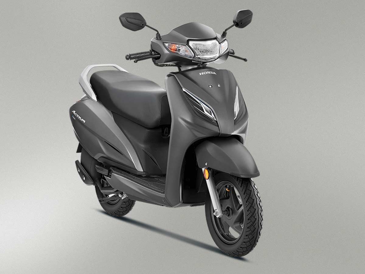 2026 Honda Activa 110 Color Options Explained - All Available Shades Detailed 2 2026 Honda Activa 110 Mat Axis Gray Metallic