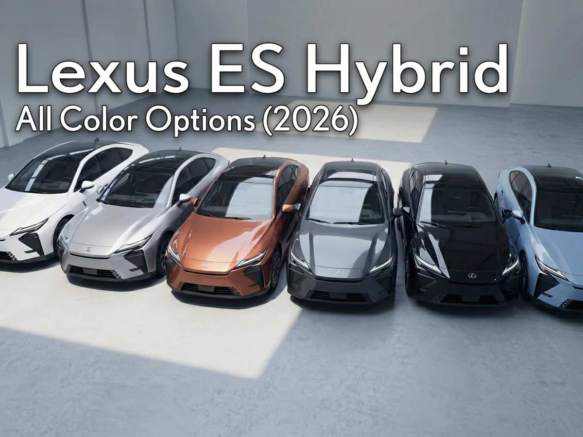 2026 Lexus ES Hybrid 350h Color Options
