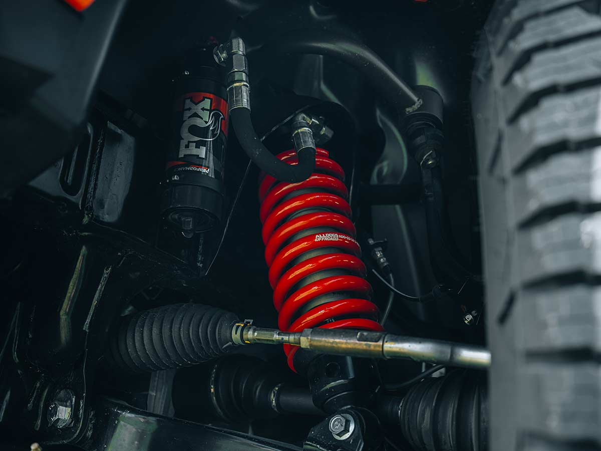 2026 Nissan Frontier Overland Build Bilstein suspension front