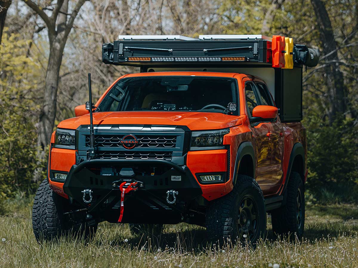 2026 Nissan Frontier Overland Build heavy duty winch system